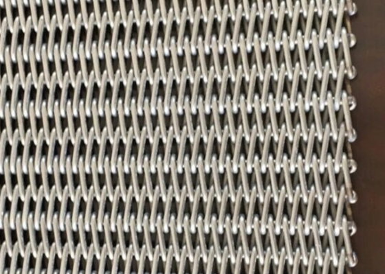 Food Grade Balanced Weave Conveyor Belts 304 Stainless Steel