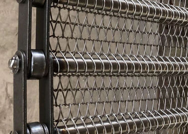 Flexible Spiral Mesh Belt Food Grade Corrosion Resistance For Vegetable Blanching