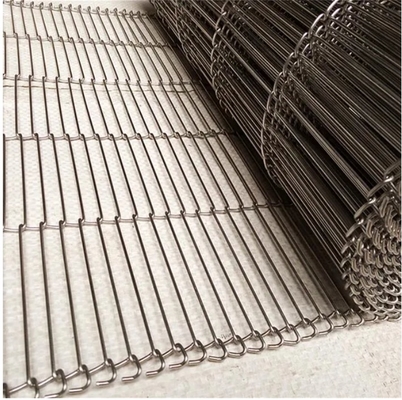Chocolate Coating Flat Flex Conveyor Wire Mesh Belt - High Carbon Steel