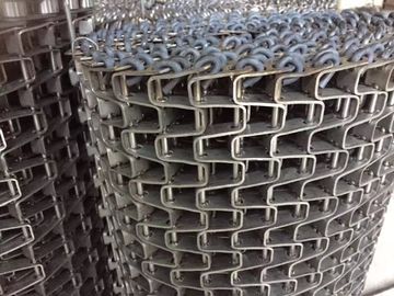 Glavanized Iron Flat Wire Mesh Belt Smooth Surface For Product Sorting System