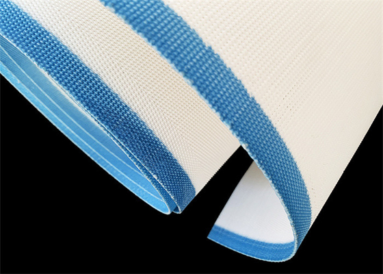 Beyaz Polyester Çamur Susuzlaştırma Kemeri Madeni Eritme Eşleştirme Filtre Presi