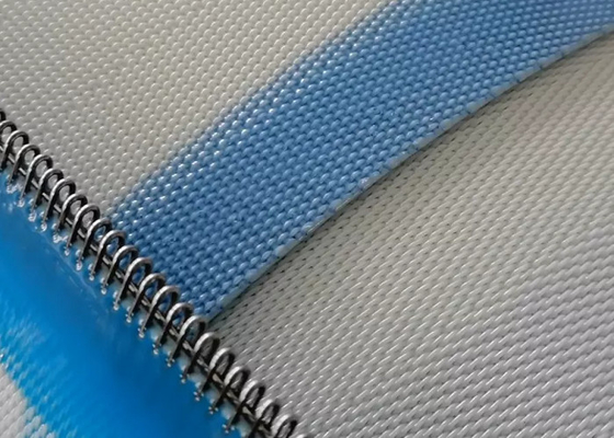 0.2m Genişlik Polyester Çamur Susuzlaştırma Bandı Kağıt Fabrikası Suyu Sıkma