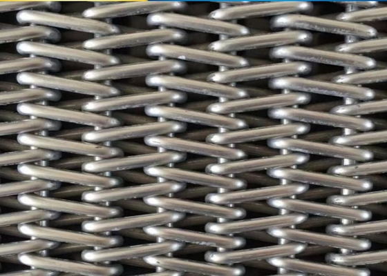 Yumurta Taşıma için Sus201 Spiral Mesh Kemer Dengeli Dokuma