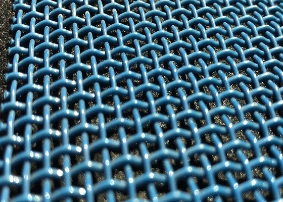 Yüksek Sıcaklığa Dayanıklı Polyester Örgü Kemer Düz Dokuma Kare Delik