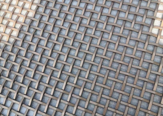 1.0mm Çaplı Streç Mimari Hasır Dekoratif Paslanmaz Çelik Dokuma