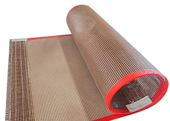 2 * 2mm PTFE Konveyör Bant Yüksek Sıcaklık Gıda Sınıfı