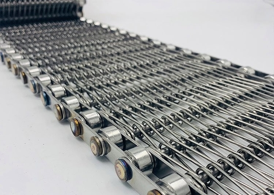 1m Genişliğinde Metal Denge Örgü Hasır Kemer SS304 Paslanmaz Çelik