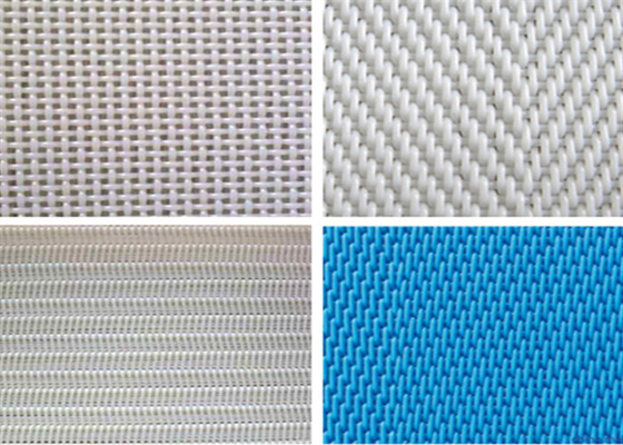 Beyaz Mavi Polyester Çamur Susuzlaştırma Kemeri 1m-50m Aşınmaya Dayanıklı
