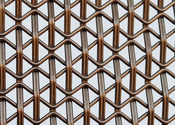 Çok Desenli Delme Net Metal Mimari Hasır 0.6m-1.5m Genişlik