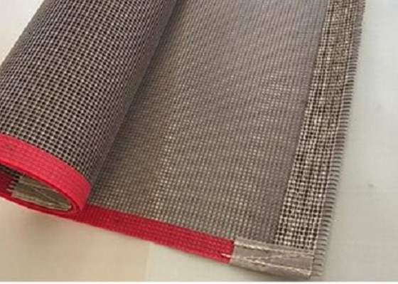 Genişlik 30cm Kaplamalı Fiberglas Kurutucu Mesh Ptfe Konveyör Bant Isıya Dayanıklı