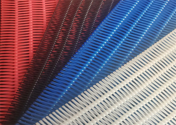 2-3cm tutkal kenarlı İyi Hava Geçirgenliği Polyester Spiral Kurutucu Hasır Kemer