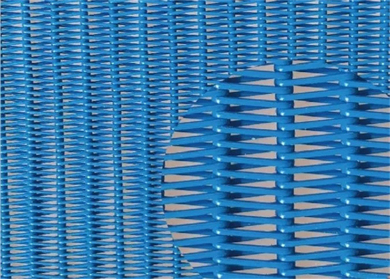 Kağıt Fabrikası için 5 - 100m / Rulo Polyester Spiral Kurutucu Elek Örgü Kemeri