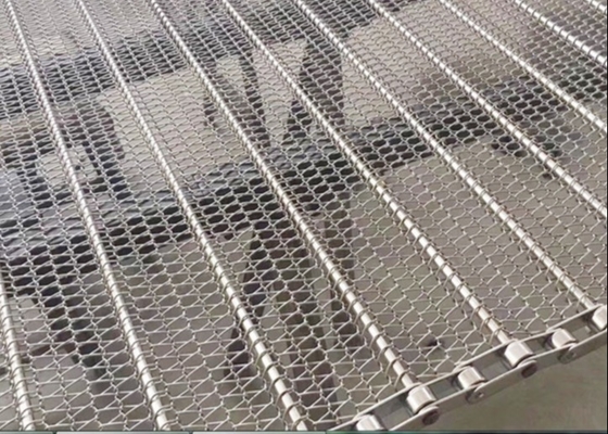 Anti Pas Zincir Bağlantı Konveyör Bant Tel Çapı 0.8-4mm
