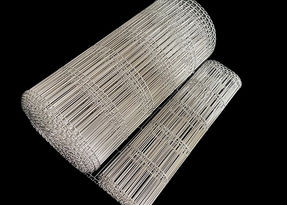 5 mm Loop Genişliği Düz Flex Taşıyıcı Kemeri Metal Tel Ağı Donauts Üretimi