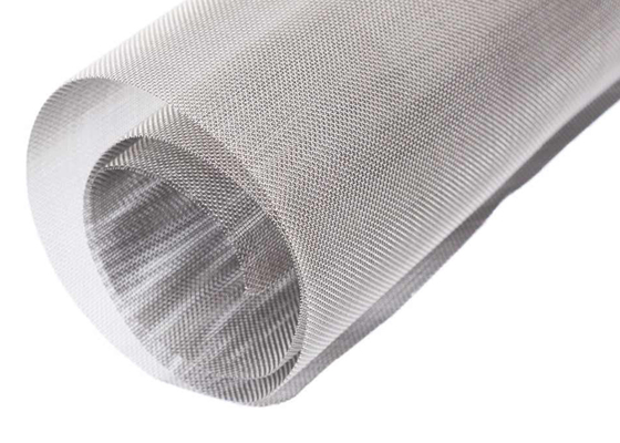 Plain Weave 316 Paslanmaz Çelik Dokunmuş Tel Ağı 30 Ağı 15 Mikron