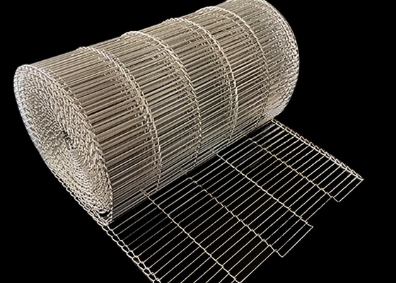 Çikolata Üretimi İçin 10 mm Loop Genişliği Flat Flex Conveyor Belt