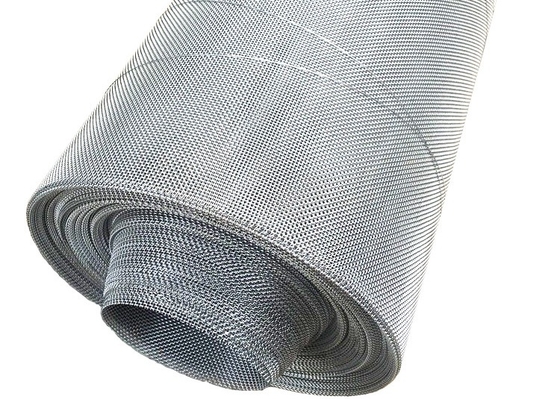 Plain Weave paslanmaz dokuma ağı Yüksek Sıcaklığa Direniş 52.7% Açık Alan