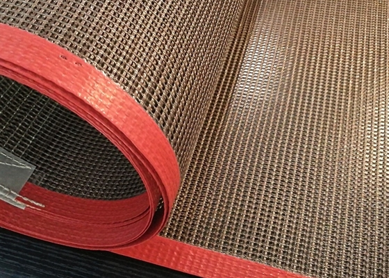 Asit Direnci PTFE Hasır Bant, Baskı Kurutma İçin Yapışmaz PTFE Konveyör Bantları