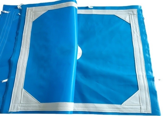 Mavi Renkli PP Polipropilen Multifilament Filtre Kumaş Dikey Filtre Baskı Ağı Kumaş