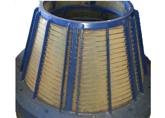0.25mm 0.5mm yuva santrifüj Ss 304 Kömür santrifüj sepet madencilik işleme için