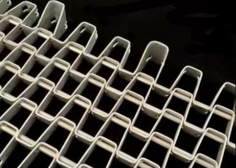 Yüksek sıcaklığa dayanıklılık SUS310 Flat Wire Mesh Belt For Furnace
