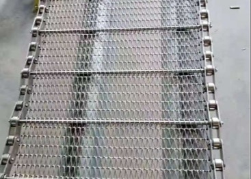 Yüksek dayanıklılık ve korozyon direnci Paslanmaz Çelik Zincir Ağı Taşıyıcı Kemeri