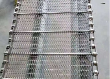 Gıda taşımacılığı için yüksek sıcaklığa dayanıklı paslanmaz çelik taşıyıcı kemer