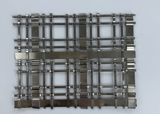 Mimari Stil Yüksek Mukavemetli Pas Korumalı Paslanmaz Çelik Dekoratif Mesh