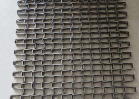 Ağır görev Flat Wire Conveyor Belt sağlam uzatılmış hizmet ömrü ile inşa