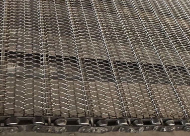 Gıda İşleme Zincir Bağlantı Konveyör Sistemleri 304 Gıda Sınıfı Paslanmaz Çelik