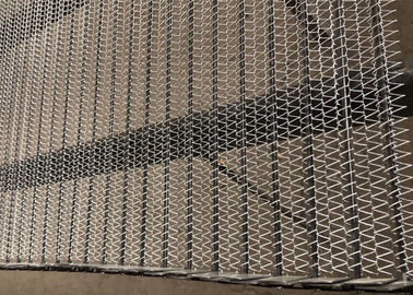 Kurutma Zinciri Bağlantı Konveyör Bandı, Zincir Bağlantı Hasır Geniş Açık Alan