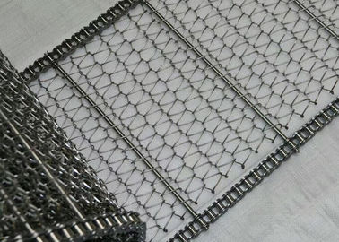 Özel Gıda İşleme Spiral Örgü Kemer Kolay Temiz Sorunsuz Toksik Olmayan Çalışır