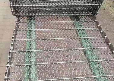 Bisuit Pişirme Gıda Sınıfı Paslanmaz Çelik Hasır kemer Yüksek Sıcaklığa Dayanıklı