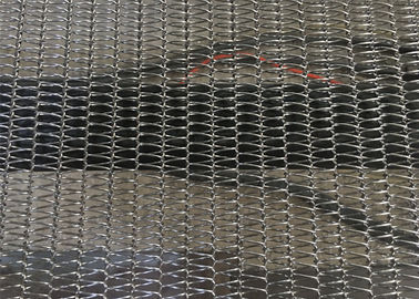 316L SS Gıda Mesh Kemer Genişliği 200mm-5000mm Gıda Soğutma Için Kolay Temiz