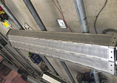 Susuzlaştırma Gıda Makine Parçaları Transort için SS Metal Plaka Konveyör