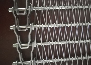Ürün Kaldırma Konveyörleri Spiral Hasır Bantlı Yüksek Esneklik Uzun Ömür