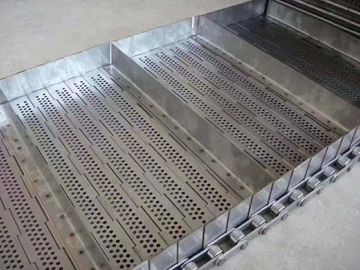 Delikli Plakalı Konveyör Bant Yüksek Karbonlu Çelik Koruma Bölmeleri Genişliği 300-2000mm