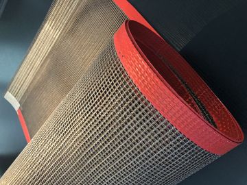 Yüksek Nefes Alabilirlik  Mesh Konveyör Bant Büyük Delik Boyutu Asit Dayanımı