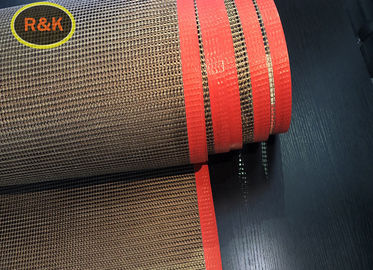 4mm Yüksek Sıcaklık PTFE teflen Mesh Kaplı Fiberglas Konveyör Bant 4000 mm