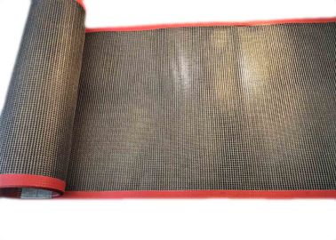Gıda Kurutma 8 * 8mm PTFE Kaplı Fiberglas Hasır Konveyör Bandı