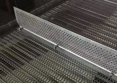 Tıbbi Malzeme Kurutma Zinciri Metal Konveyör Bantları 316 Paslanmaz Çelik Anti Pas