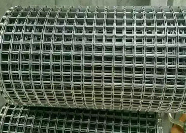 Metal Düz Hasır Kemer, Paslanmaz Çelik Konveyör Bandı Sterilizatör için Uzun Ömür Süresi