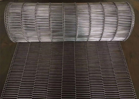 Tortilla Proses Fırını Paslanmaz Çelik Yassı Flex Konveyör Bant