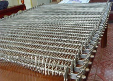 Kurutma / Kurutma / Taşıma Ürünleri için 316 Paslanmaz Spiral Hasır Kemer