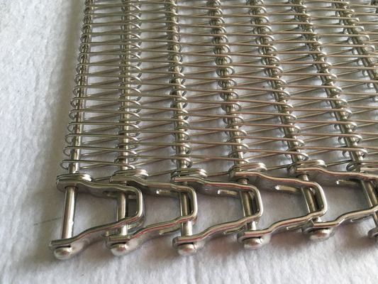 Ekmek Soğutma Fırını 2mm Ss304 Spiral Konveyör Bant