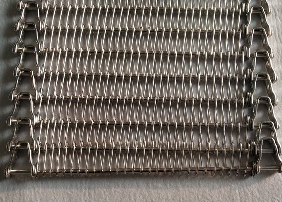 Düz Esnek Dondurucu Ss201 0.8mm Spiral Hasır Kemer