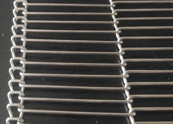 Metal Hasır Paslanmaz Çelik 316L 4mm Düz Flex Konveyör Bant