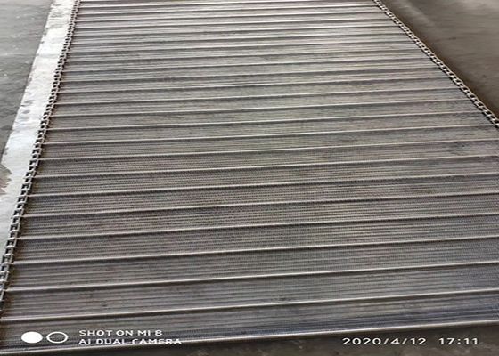 Anında Erişte Fırını 304 Paslanmaz Çelik 2mm Zincir Hasır Konveyör Bant