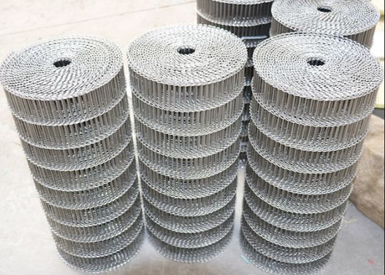 Şeker İmalatı Paslanmaz Çelik Yassı Flex Konveyör Bant