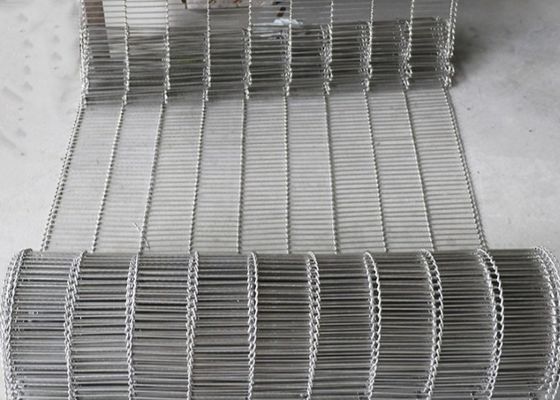 1m Genişlik Tıp Endüstrisi Sus304 Düz Esnek Tel Kayış